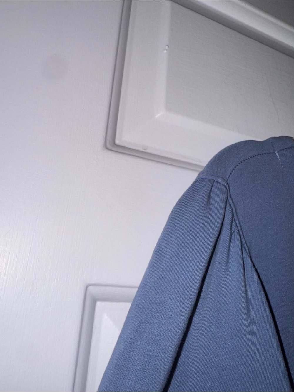 Pure Jill affinity French terry 3/4 sleeve shift shirt dress bayside blue 2X - Picture 10 of 14